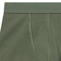 BIRKHOLM 2-Pak Boxershorts Oliven Grøn & Chokolade Brun